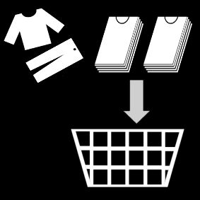 laundry in the basket